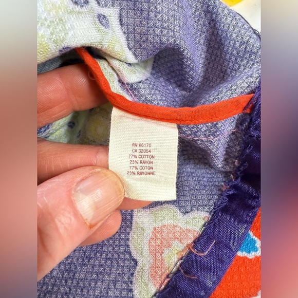 MAEVE for ANTHROPOLOGIE Red and Pink ORAVA mod floral shift dress size 4 - Picture 12 of 16